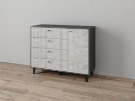 Комод «Катрин-13» (графит/мальта) в Сосновоборске - sosnovoborsk.mebel-nsk.ru | фото