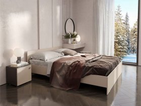 Кровать двухспальная 1,6м Гиза в Сосновоборске - sosnovoborsk.mebel-nsk.ru | фото