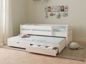Кровать двухуровневая с ящиками «Лапландия» в Сосновоборске - sosnovoborsk.mebel-nsk.ru | фото