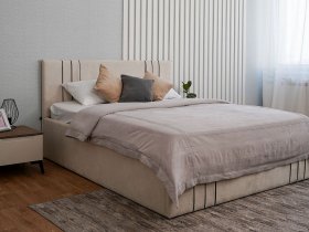 Кровать двуспальная 1,8м с подъем. мех. Леванте в Сосновоборске - sosnovoborsk.mebel-nsk.ru | фото