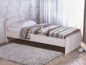 Кровать односпальная 80 с низкой спинкой (ясень шимо светлый) в Сосновоборске - sosnovoborsk.mebel-nsk.ru | фото