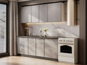 Кухонный гарнитур «Адель» 2,0м (нео) в Сосновоборске - sosnovoborsk.mebel-nsk.ru | фото