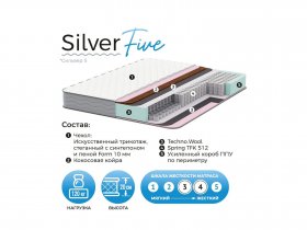 Матрас Silver Five в Сосновоборске - sosnovoborsk.mebel-nsk.ru | фото