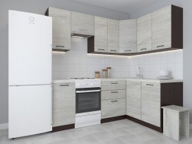 Модульная угловая кухня 1,4м*2,1м Лада (пикард) в Сосновоборске - sosnovoborsk.mebel-nsk.ru | фото